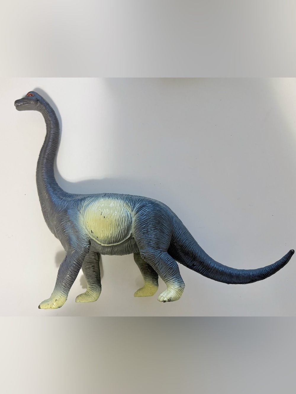 Grey and Yellow Brachiosaurus Reptile Toy - Brand